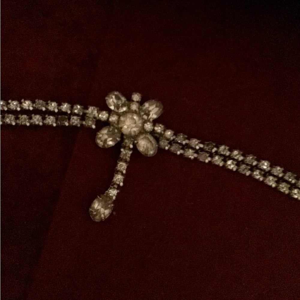 Vintage costume jewelry—double-choker necklace. - Picture 2 of 11